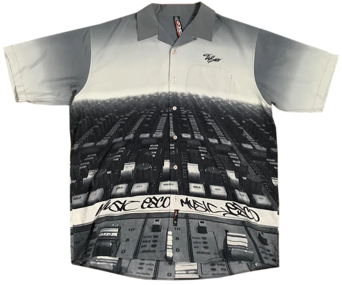 Vintage Willie Esco Turntable Print Shirt (Size XXL) — RootsBK